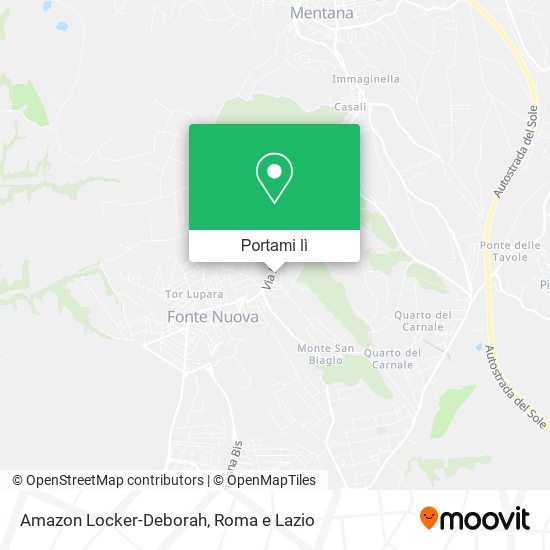Mappa Amazon Locker-Deborah