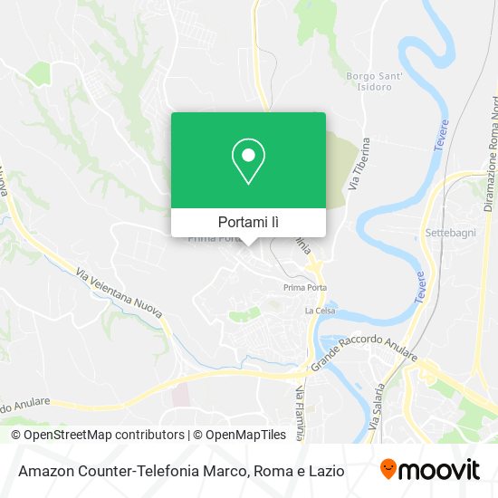 Mappa Amazon Counter-Telefonia Marco