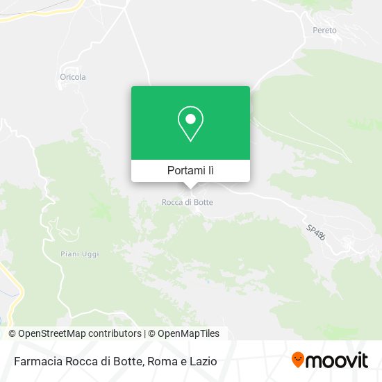 Mappa Farmacia Rocca di Botte