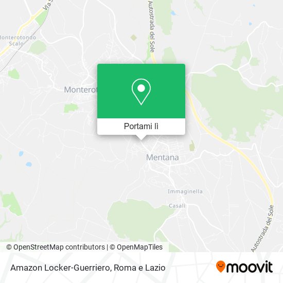 Mappa Amazon Locker-Guerriero