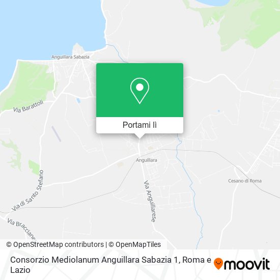Mappa Consorzio Mediolanum Anguillara Sabazia 1