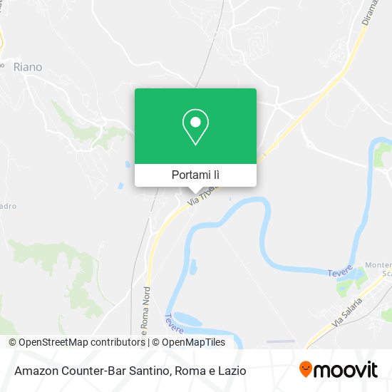 Mappa Amazon Counter-Bar Santino