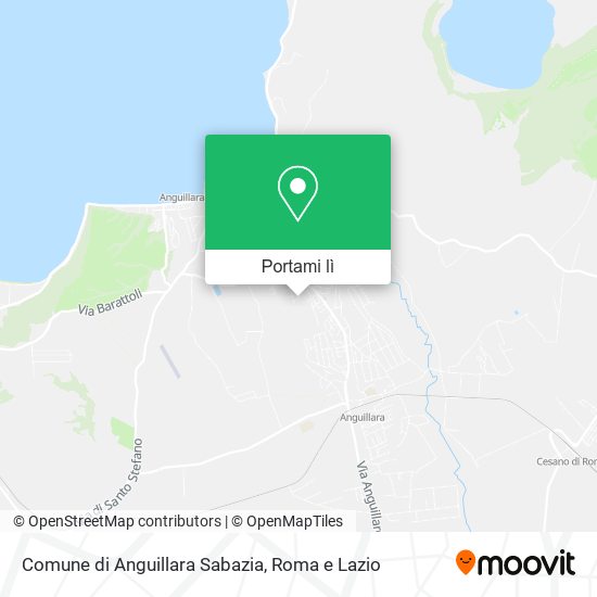 Mappa Comune di Anguillara Sabazia