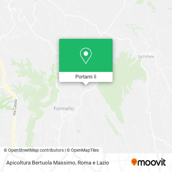 Mappa Apicoltura Bertuola Massimo