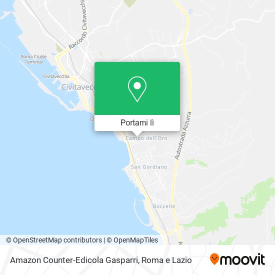 Mappa Amazon Counter-Edicola Gasparri