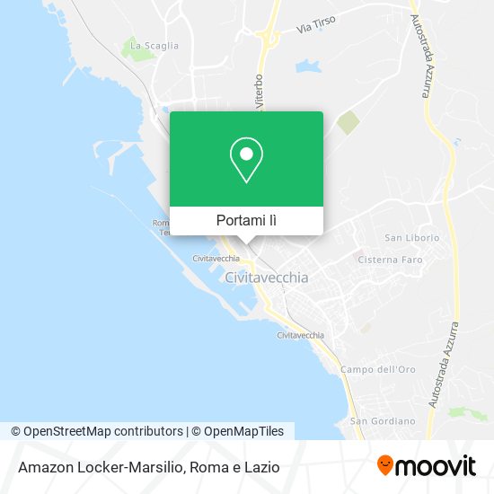 Mappa Amazon Locker-Marsilio