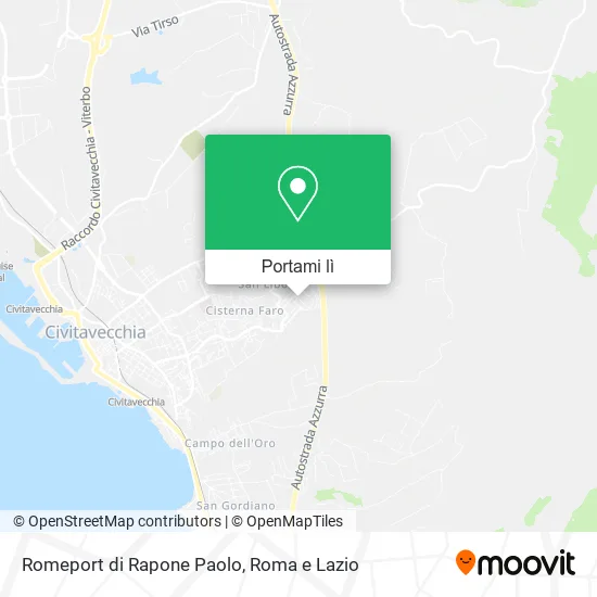 Mappa Romeport di Rapone Paolo