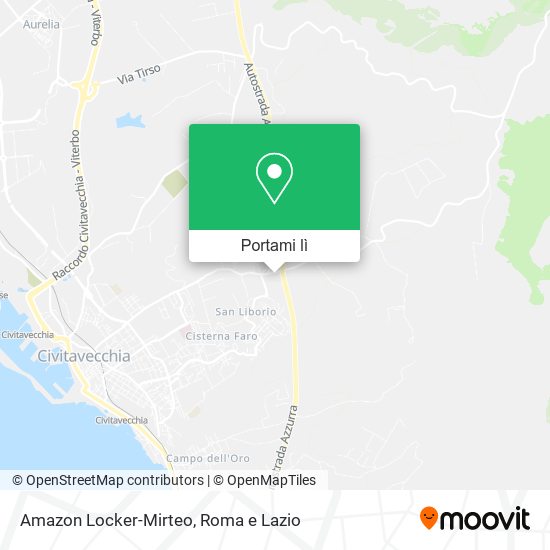 Mappa Amazon Locker-Mirteo