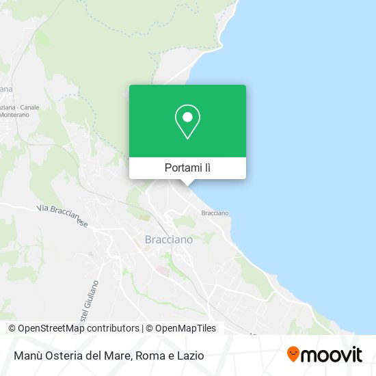 Mappa Manù Osteria del Mare