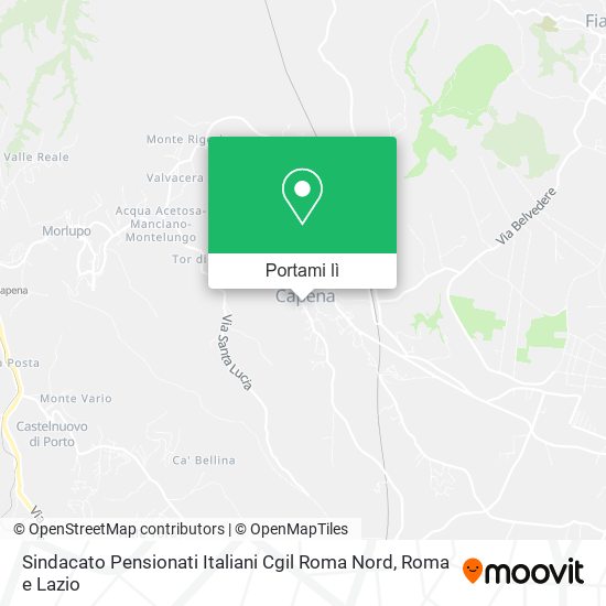 Mappa Sindacato Pensionati Italiani Cgil Roma Nord