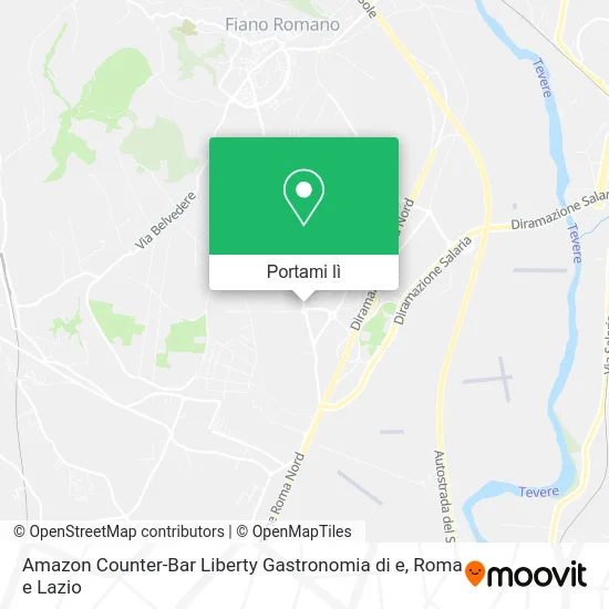 Mappa Amazon Counter-Bar Liberty Gastronomia di e