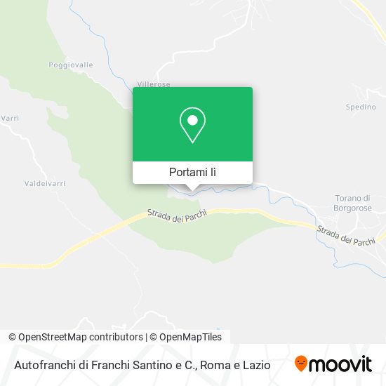 Mappa Autofranchi di Franchi Santino e C.