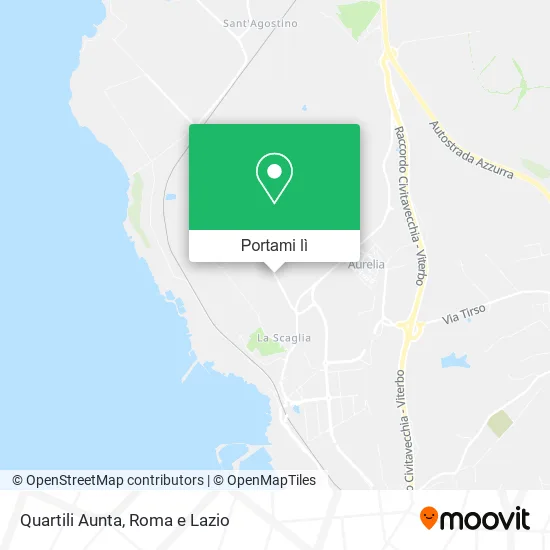 Mappa Quartili Aunta