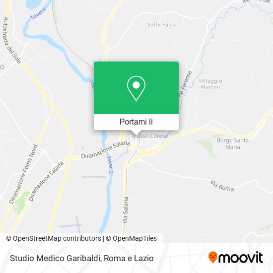 Mappa Studio Medico Garibaldi