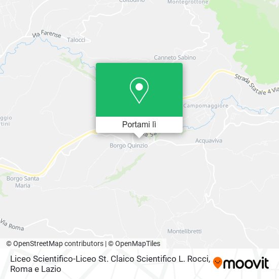 Mappa Liceo Scientifico-Liceo St. Claico Scientifico L. Rocci