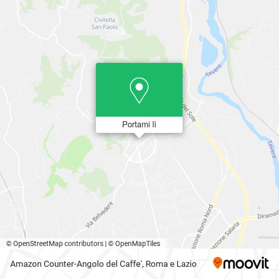 Mappa Amazon Counter-Angolo del Caffe'