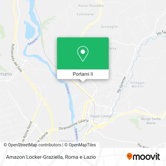 Mappa Amazon Locker-Graziella