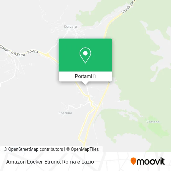 Mappa Amazon Locker-Etrurio