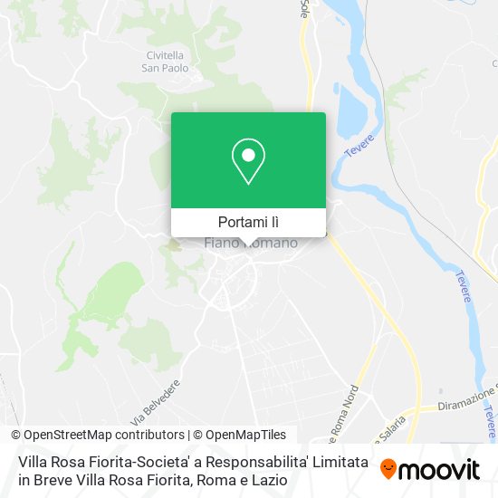 Mappa Villa Rosa Fiorita-Societa' a Responsabilita' Limitata in Breve Villa Rosa Fiorita