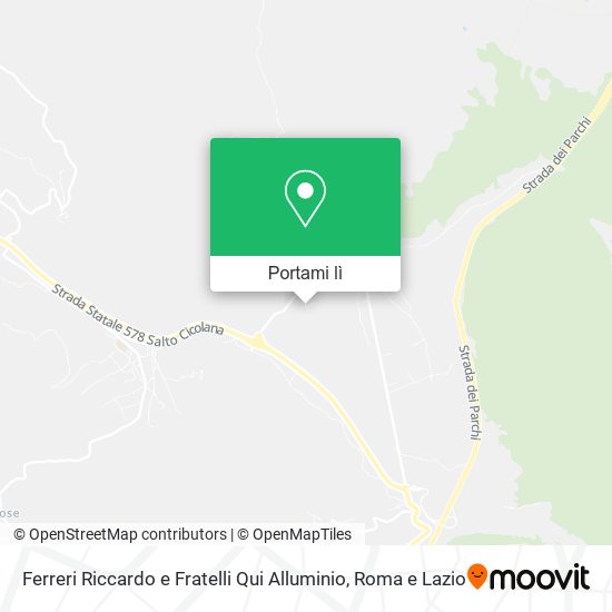 Mappa Ferreri Riccardo e Fratelli Qui Alluminio