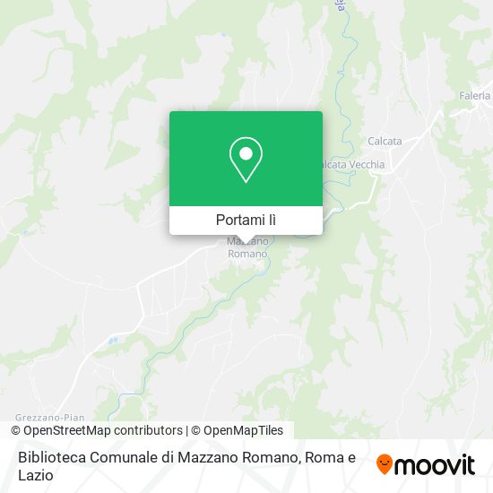 Mappa Biblioteca Comunale di Mazzano Romano