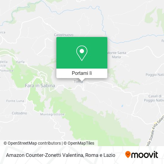 Mappa Amazon Counter-Zonetti Valentina