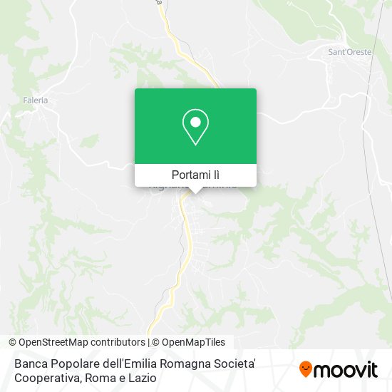 Mappa Banca Popolare dell'Emilia Romagna Societa' Cooperativa