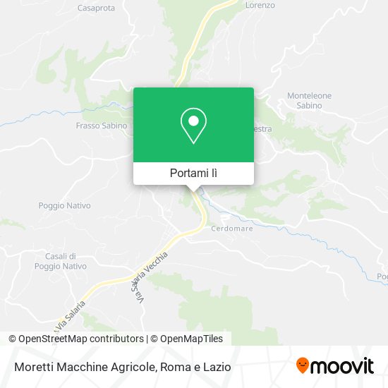 Mappa Moretti Macchine Agricole