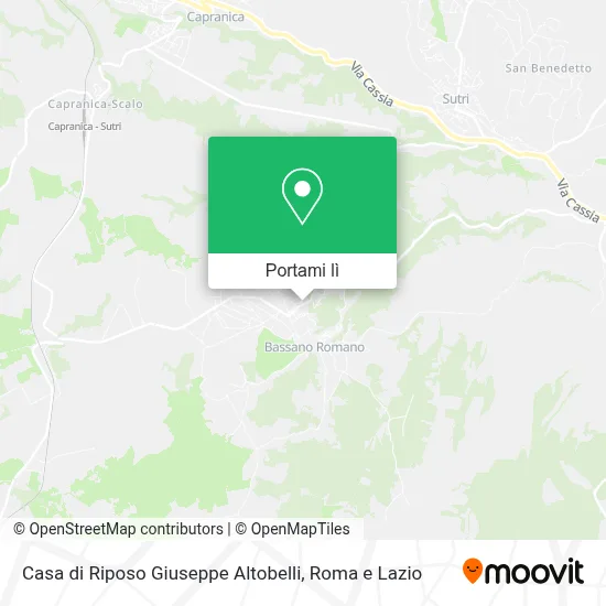 Mappa Casa di Riposo Giuseppe Altobelli