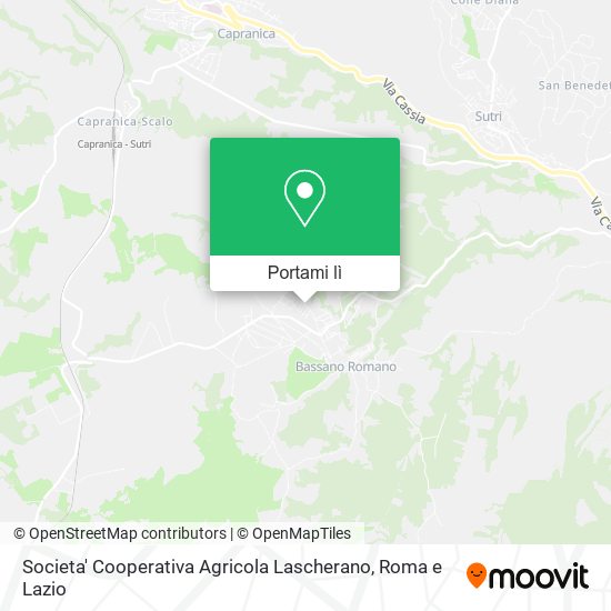 Mappa Societa' Cooperativa Agricola Lascherano