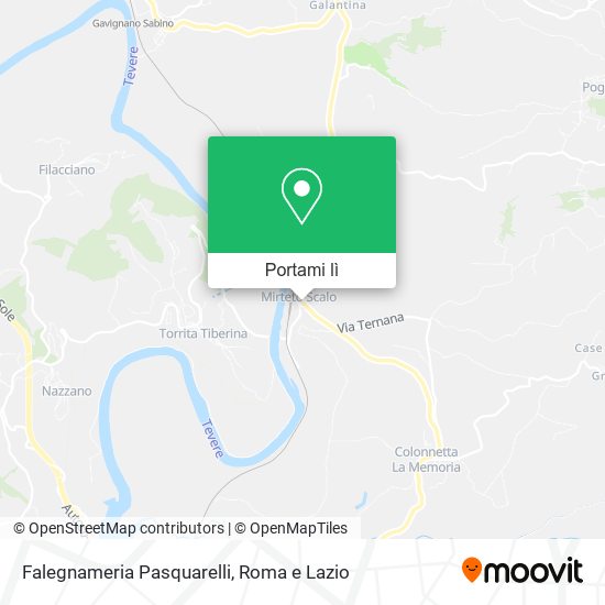 Mappa Falegnameria Pasquarelli