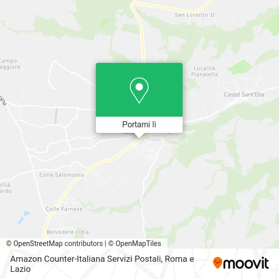 Mappa Amazon Counter-Italiana Servizi Postali