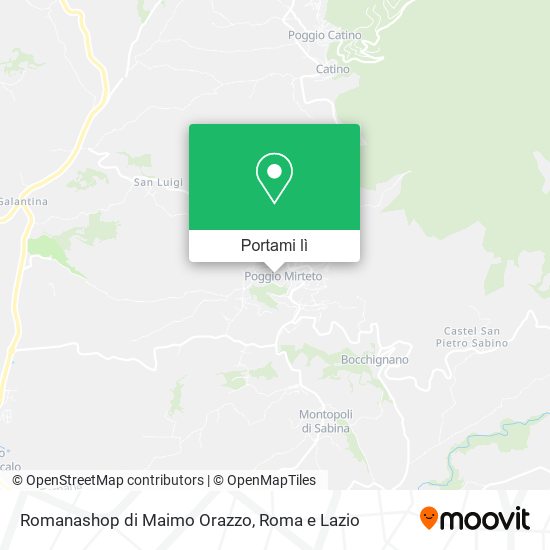 Mappa Romanashop di Maimo Orazzo