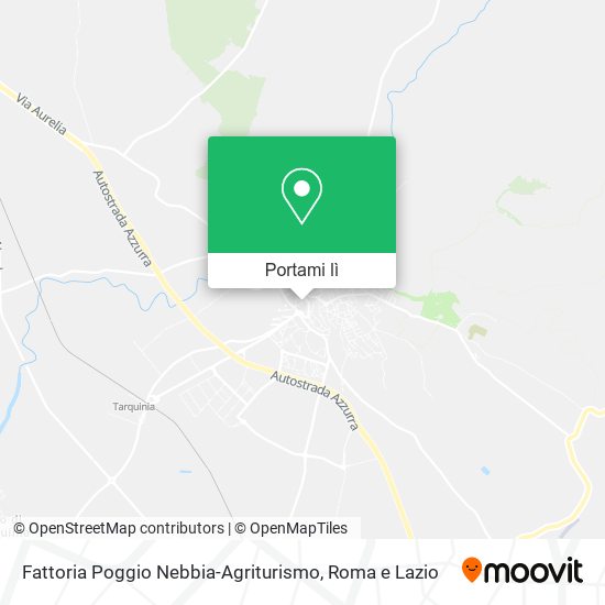 Mappa Fattoria Poggio Nebbia-Agriturismo