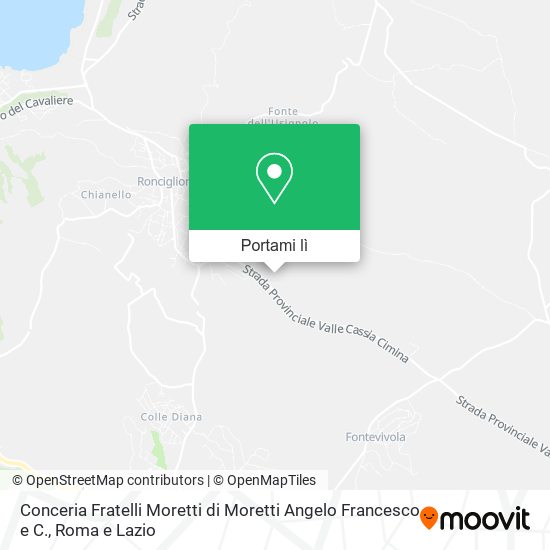 Mappa Conceria Fratelli Moretti di Moretti Angelo Francesco e C.