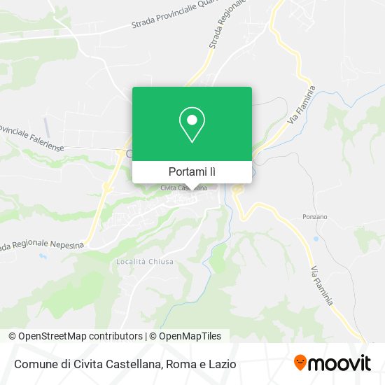 Mappa Comune di Civita Castellana