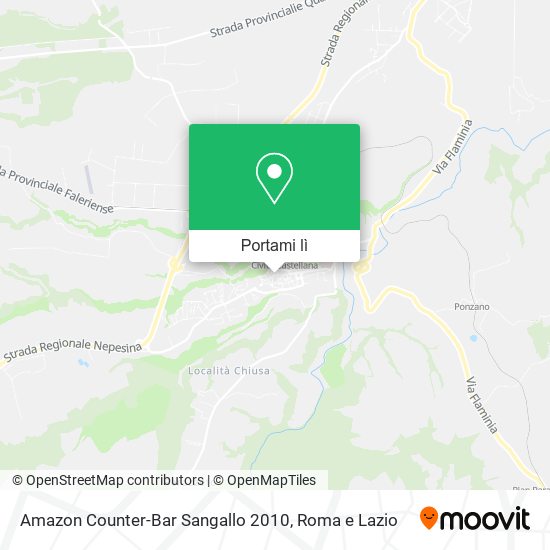 Mappa Amazon Counter-Bar Sangallo 2010
