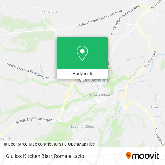 Mappa Giulio's Kitchen Bistr