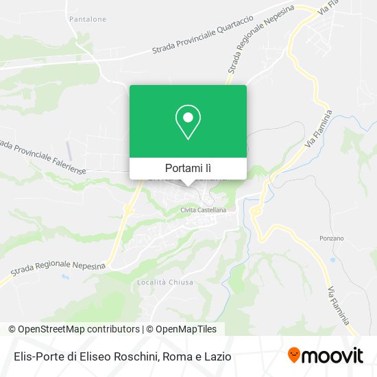 Mappa Elis-Porte di Eliseo Roschini