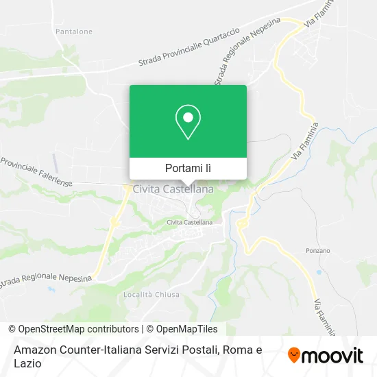 Mappa Amazon Counter-Italiana Servizi Postali