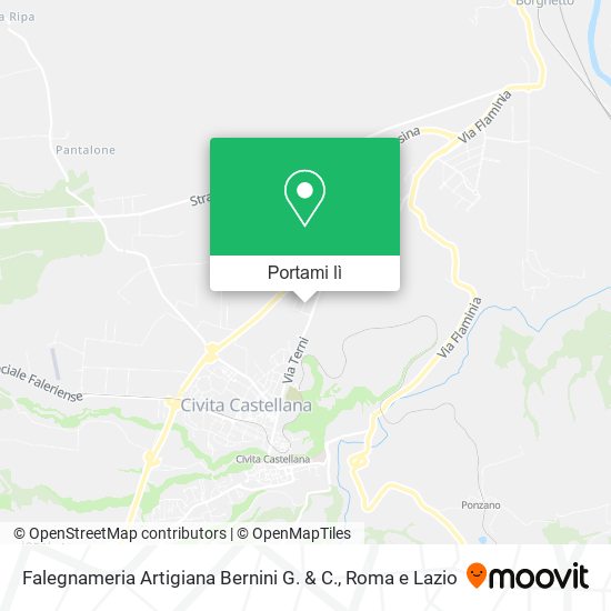 Mappa Falegnameria Artigiana Bernini G. & C.