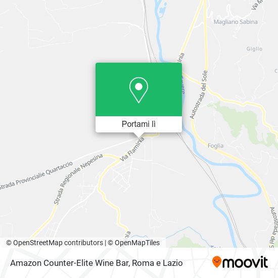 Mappa Amazon Counter-Elite Wine Bar