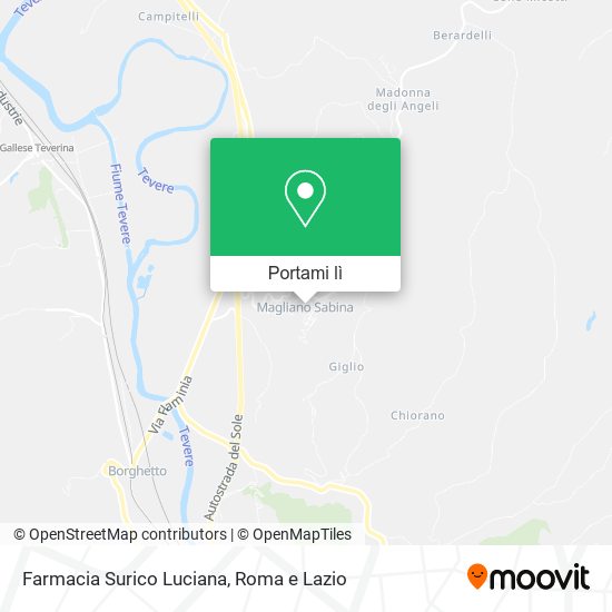 Mappa Farmacia Surico Luciana