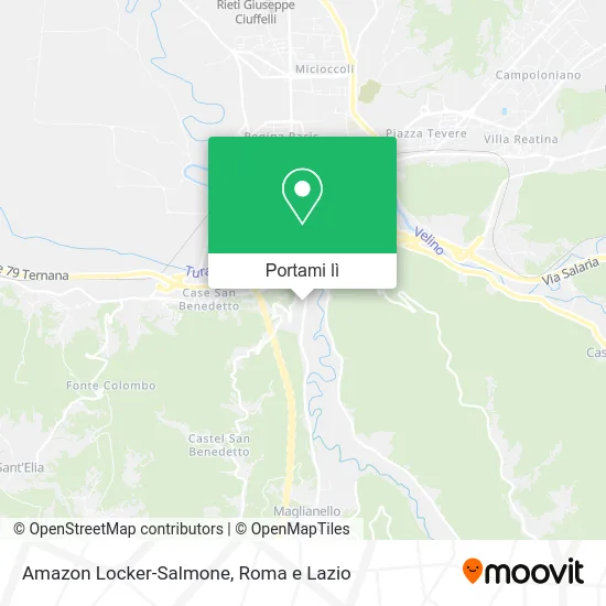 Mappa Amazon Locker-Salmone