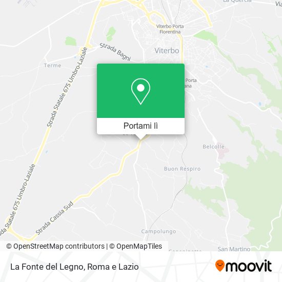 Mappa La Fonte del Legno