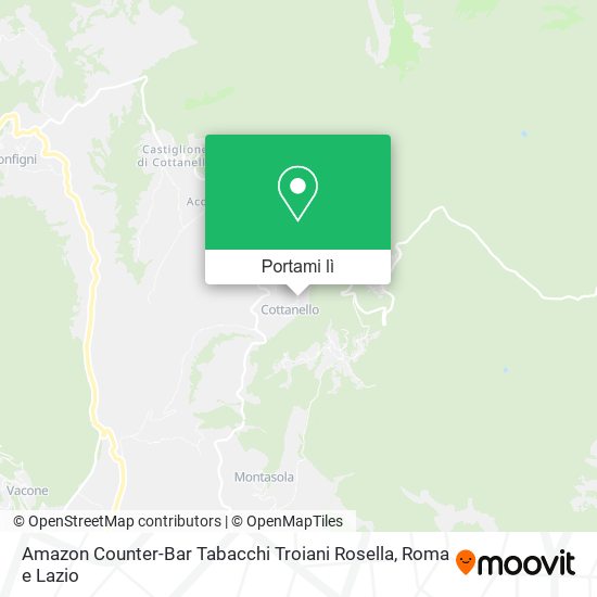 Mappa Amazon Counter-Bar Tabacchi Troiani Rosella