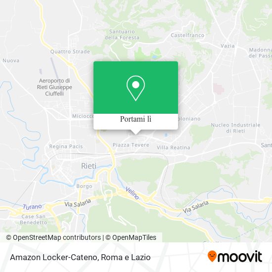 Mappa Amazon Locker-Cateno