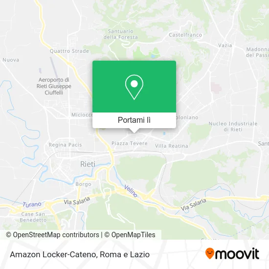 Mappa Amazon Locker-Cateno