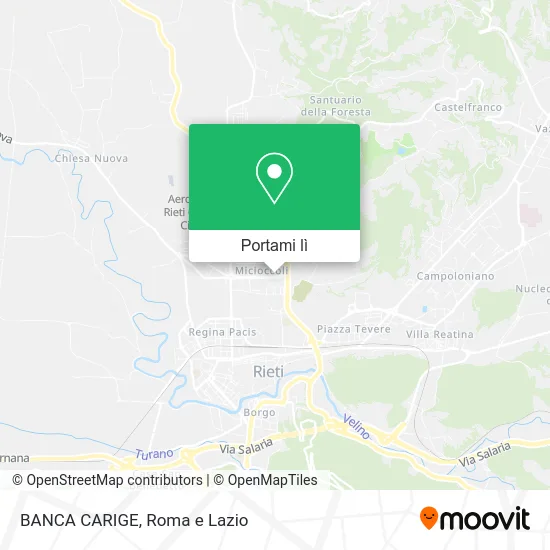 Mappa BANCA CARIGE