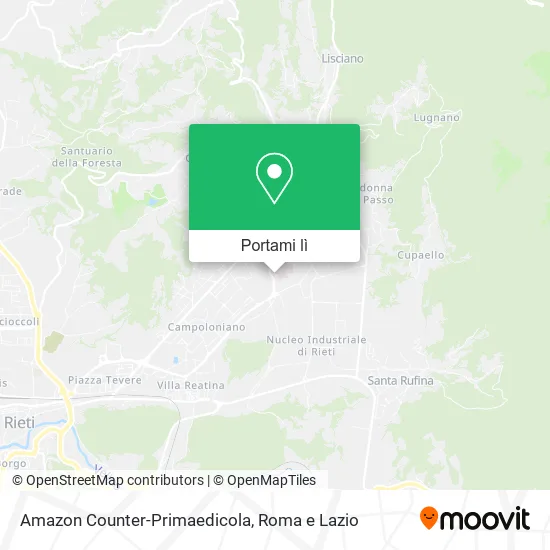 Mappa Amazon Counter-Primaedicola